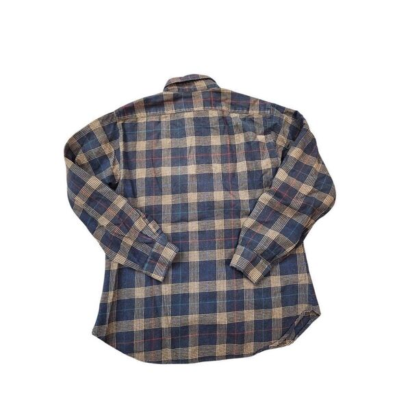 Pendleton country traditionals Men's flannel Made In USA cotton Brown sz Large - Picture 8 of 8